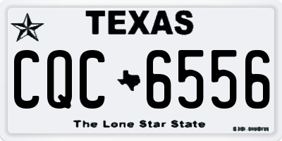 TX license plate CQC6556