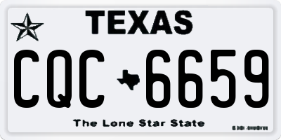TX license plate CQC6659