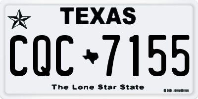TX license plate CQC7155