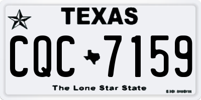 TX license plate CQC7159