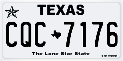 TX license plate CQC7176
