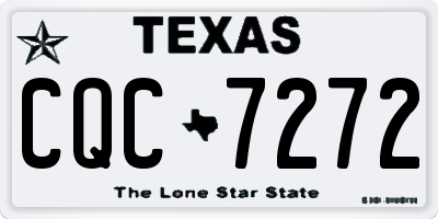 TX license plate CQC7272