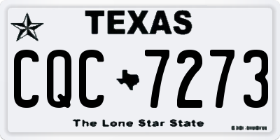 TX license plate CQC7273