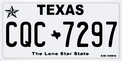 TX license plate CQC7297