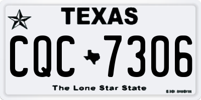 TX license plate CQC7306