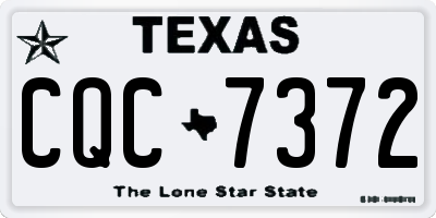TX license plate CQC7372