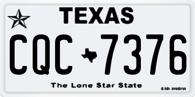 TX license plate CQC7376