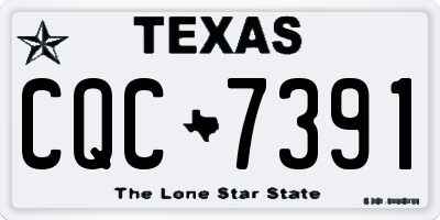 TX license plate CQC7391
