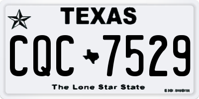 TX license plate CQC7529