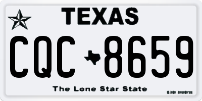 TX license plate CQC8659