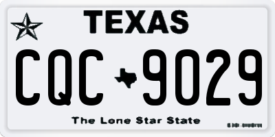 TX license plate CQC9029