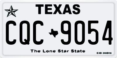TX license plate CQC9054