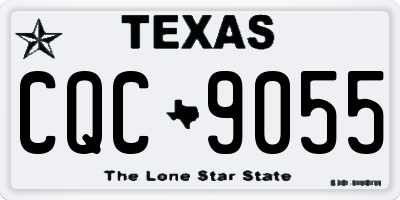 TX license plate CQC9055