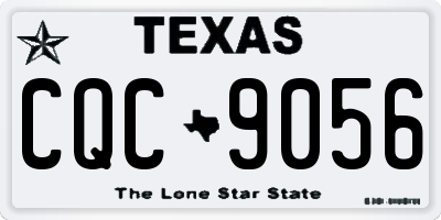 TX license plate CQC9056