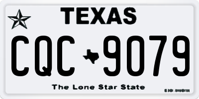 TX license plate CQC9079