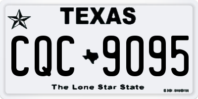 TX license plate CQC9095