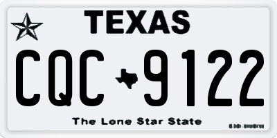 TX license plate CQC9122