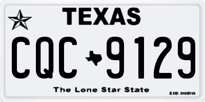 TX license plate CQC9129