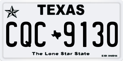 TX license plate CQC9130
