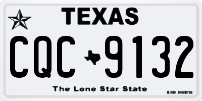 TX license plate CQC9132
