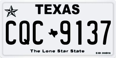 TX license plate CQC9137