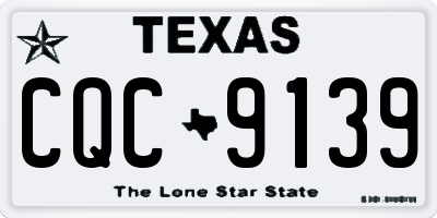 TX license plate CQC9139