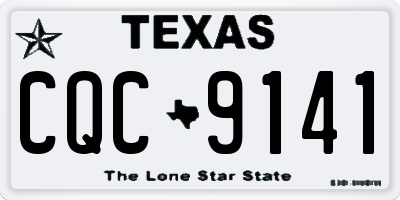TX license plate CQC9141