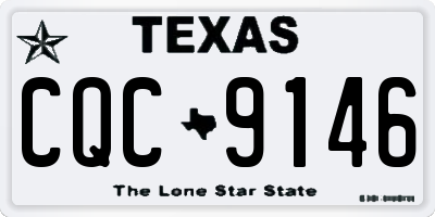 TX license plate CQC9146