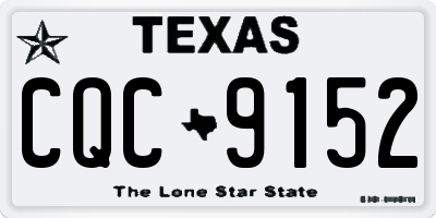 TX license plate CQC9152