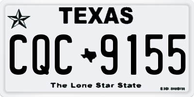 TX license plate CQC9155
