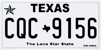 TX license plate CQC9156