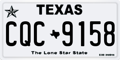 TX license plate CQC9158