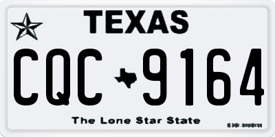 TX license plate CQC9164