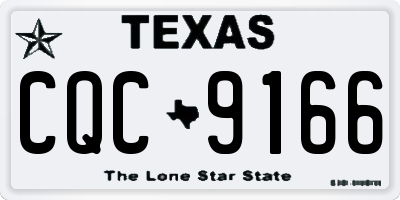 TX license plate CQC9166