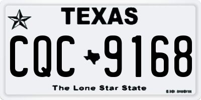 TX license plate CQC9168