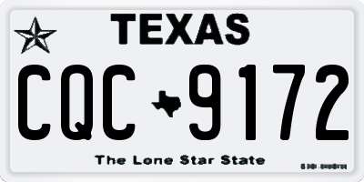 TX license plate CQC9172