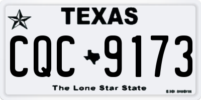 TX license plate CQC9173