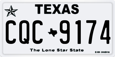TX license plate CQC9174