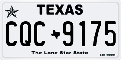 TX license plate CQC9175