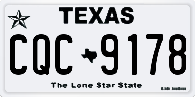 TX license plate CQC9178