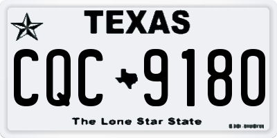 TX license plate CQC9180