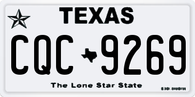 TX license plate CQC9269