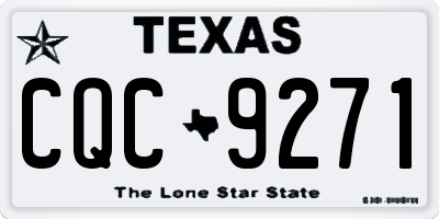 TX license plate CQC9271