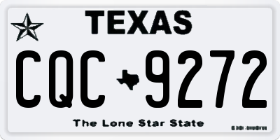 TX license plate CQC9272