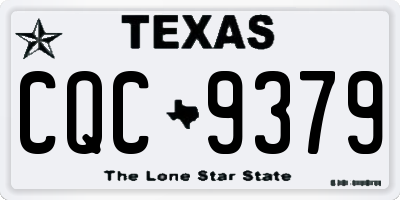 TX license plate CQC9379