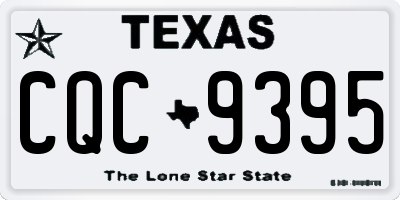 TX license plate CQC9395