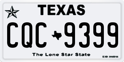 TX license plate CQC9399