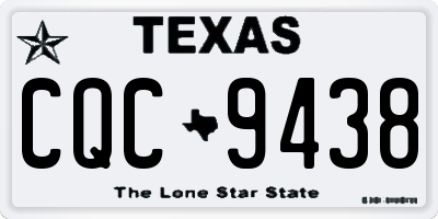 TX license plate CQC9438