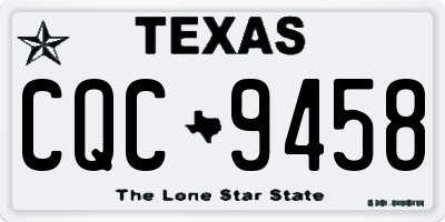 TX license plate CQC9458