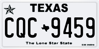 TX license plate CQC9459